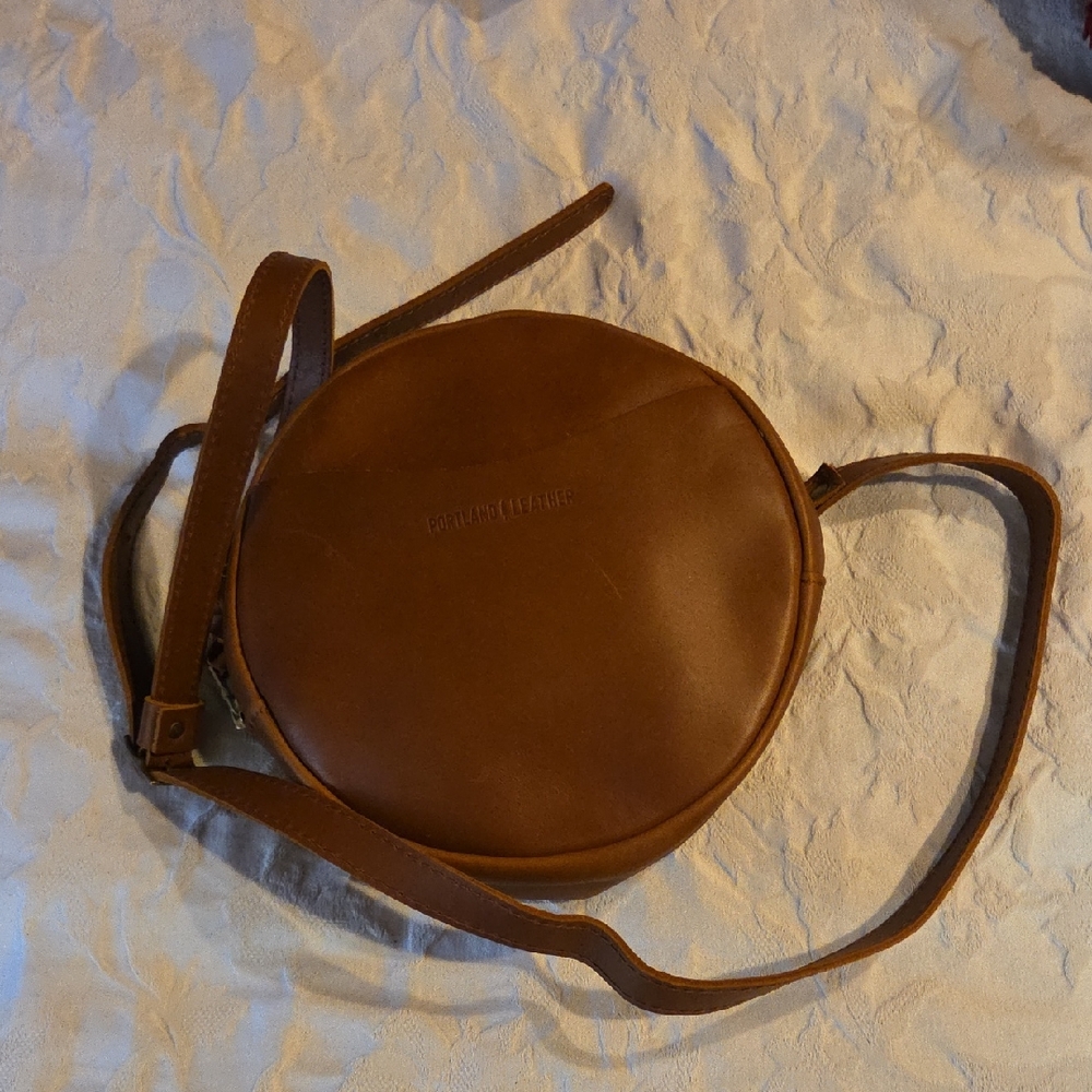 Portland Leather Rich Brown Handbag